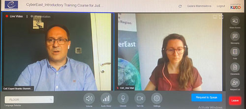 Avropa Şurasinin Kibercinayətkarliq Üzrə Proqram Ofisinin Və Ədliyyə Akademiyasinin İlə Birgə Təşkilatçiliği Distant Təlimlər Keçirilib 